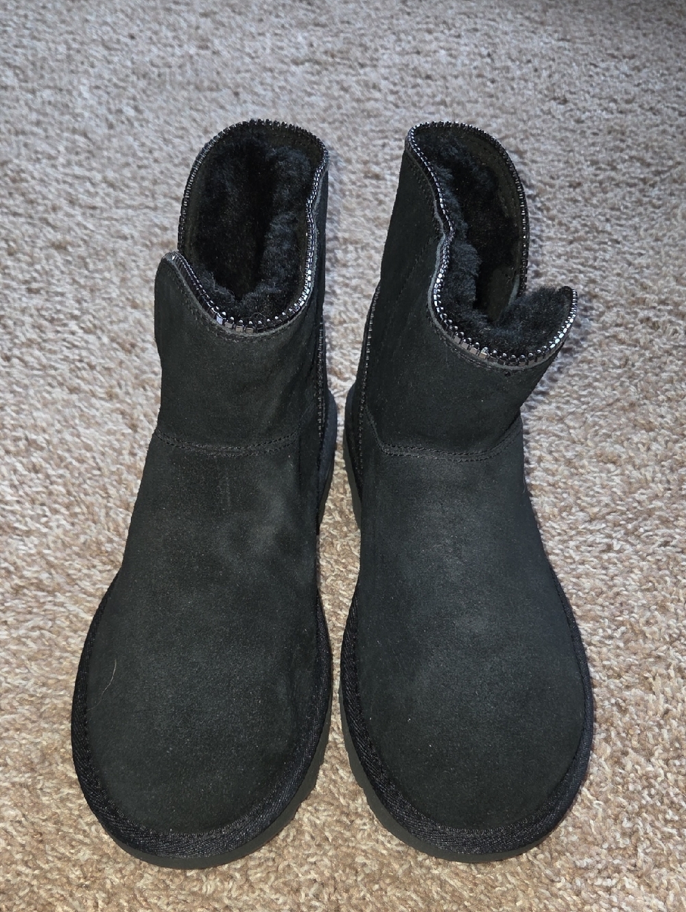 UGG Black Short Classic Shearling Boots